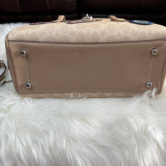 RARE Coach Disney x Coach Limited Edition Satchel In Signature Canvas - Picture 9 of 17